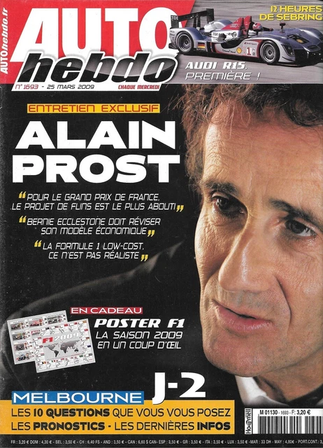 FORMULE 1 7 L EQUIPE MAGAZINE ALAIN PROST 1984 A 1993