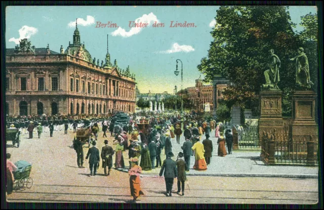 5x AK alte Ansichtskarten Postkarten Berlin diverse Ansichten um 1910 gelaufen
