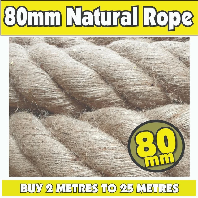SISAL ROPE 80MM Manila Sisal Top Quality Durable Exercise Swing Rail