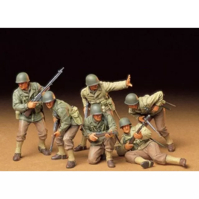 Tamiya 300035192 1:35 WWII Fig.-Set US Infant. Angriff(6)