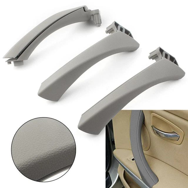 6pcs Inner Door Panel Handle Pull Trim Cover For BMW E90 E91 3Series Sedan Wagon