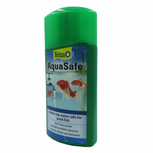 Tetra Étang Aquasafe Eau Traitement Aquarium Déchlorant Après-shampoing 500ml