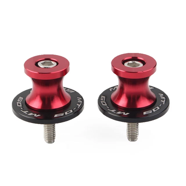 MOTORCYCLE 6MM SWINGARM Spools Sliders For YAMAHA MT09 FZ09 20132022