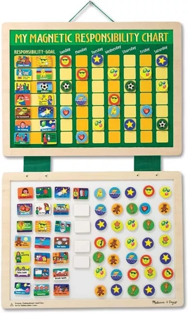 Melissa Doug My Magnetic Responsibility Chart Developmental Toys Age 4+