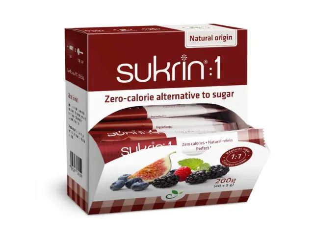 Sukrin Original 1 Sticks to go ricambio zucchero senza calorie eritrito 30 pz 7/26