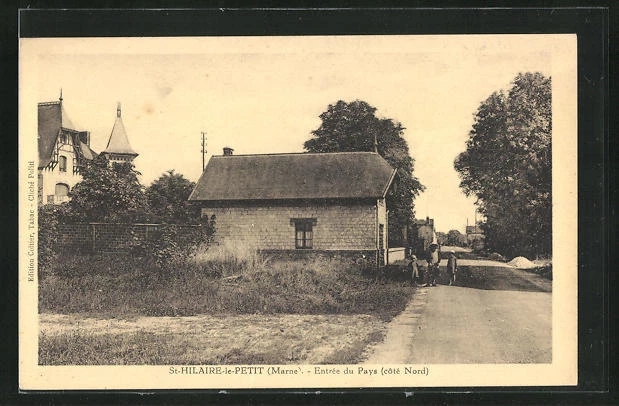 CPA Saint-Hilaire-le-Petit, Entree du Pays