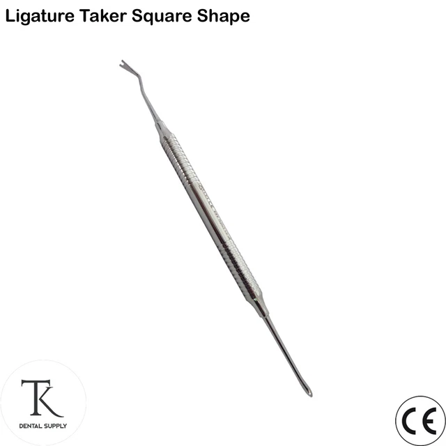 Instrument Orthodontique Double Extrémité - Porte-aiguille / Jauge De Bracket - Acier Inoxydable - Neuf - Marque TK PLUS