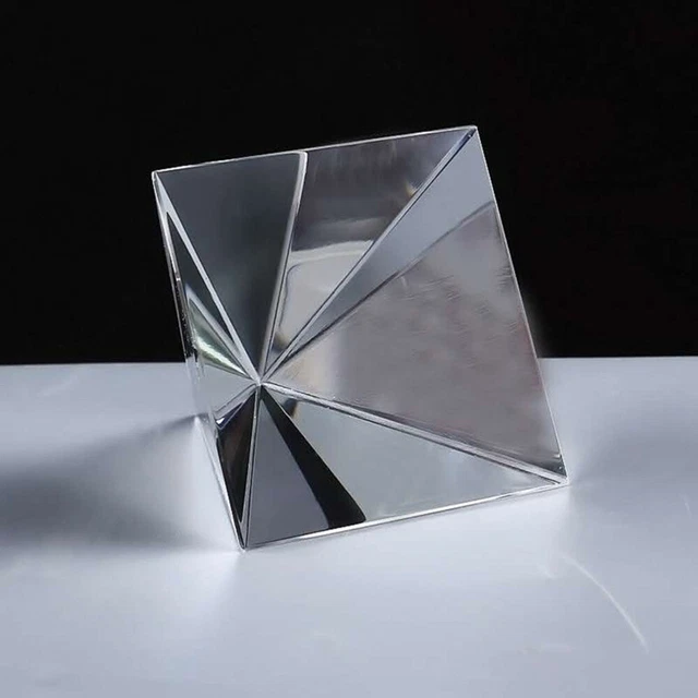 Prisme Pyramidal De Cristal Prismes Équilatéraux Laboratoire Ménage