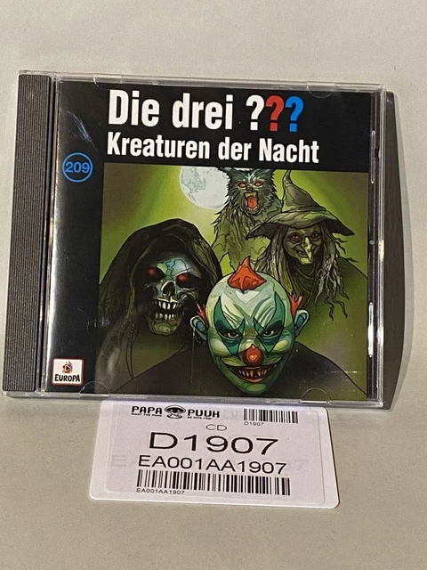 Hörspiel '209/Kreaturen Der Nacht' – Spannendes Abenteuer Mit Hexe & Sensenmann