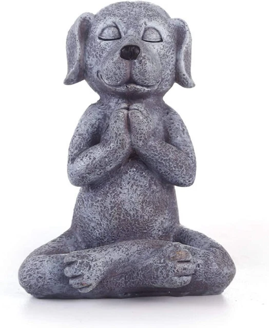 Meditating Dog Statue Buddha - Zen Dog - Namaste– Top Collection Tranquility and