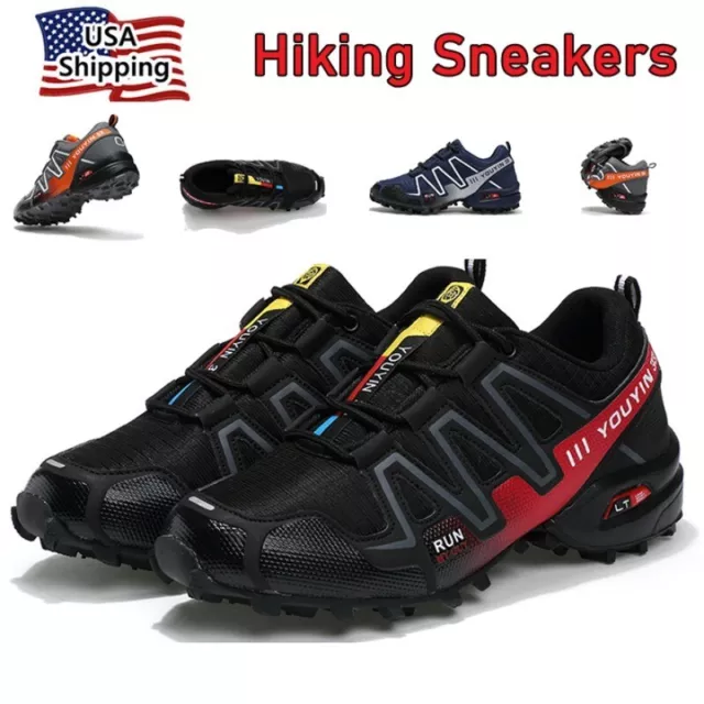 Mens Sneakers Trail Running Shoes Outdoor Trekking Climbing Hiking Athletic Size