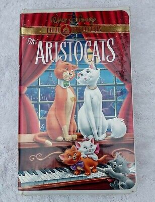 Walt Disney The Aristocats Gold Collection Vintage Clamshell (VHS, 1996)
