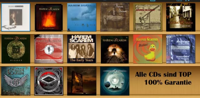 HAREM SCAREM   + 16  CDs   fast Full Discography  .   Harry Hess  &  Co.