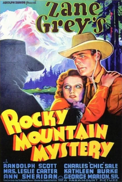 Rocky Mountain Mystery DVD - Randolph Scott dir. Barton Vintage Western 1935
