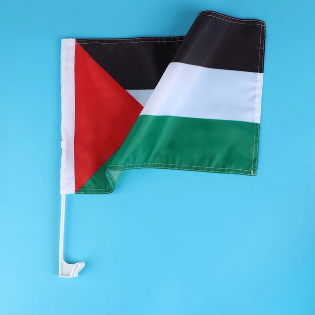 1PC Palestine Hand Flag 30*45cm Palestinian National Flag Small Window Flag