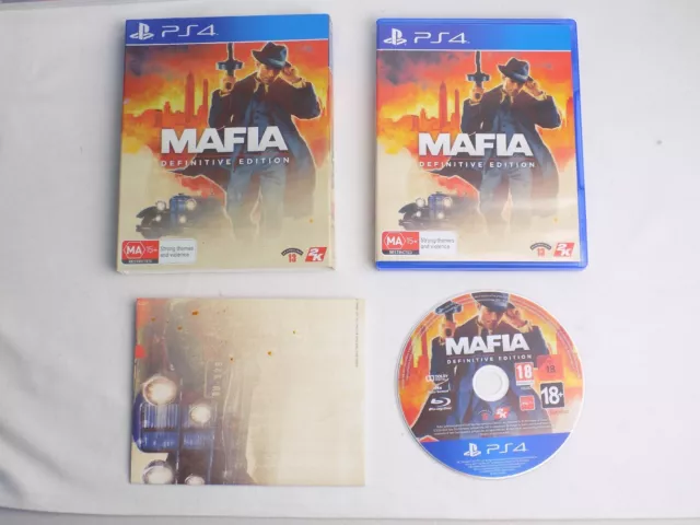 Mint Disc Playstation 4 Ps4 Mafia Trilogy - Inc Poster Free Postage