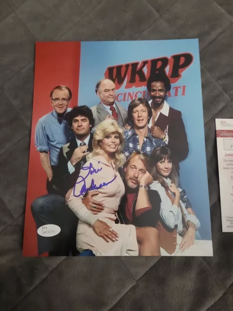 LONI ANDERSON WKRP IN CINCINNATI Signed 8 x 10 PHOTO Jsa COA Jennifer