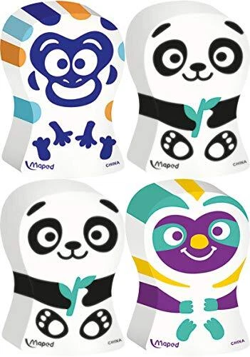 Maped Ergo Fun Lot de 2 gommes blanches avec forme Ergonomique et motif Fun -...