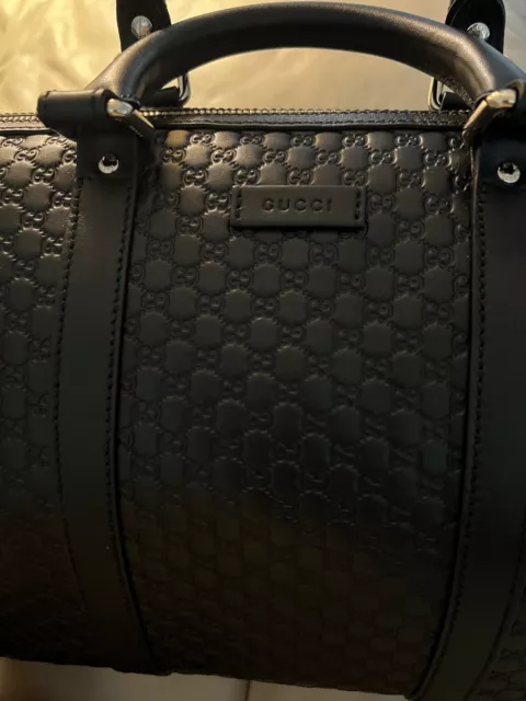 GUCCI MICROGUCCISSIMA LEATHER handbag GG Boston bag black BNWT new  $1,299.99 - PicClick