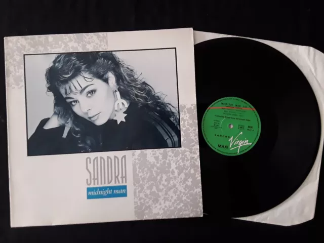 Sandra – Midnight Man - Maxi 45T - 12" - Fra 1987 - VG+/VG+