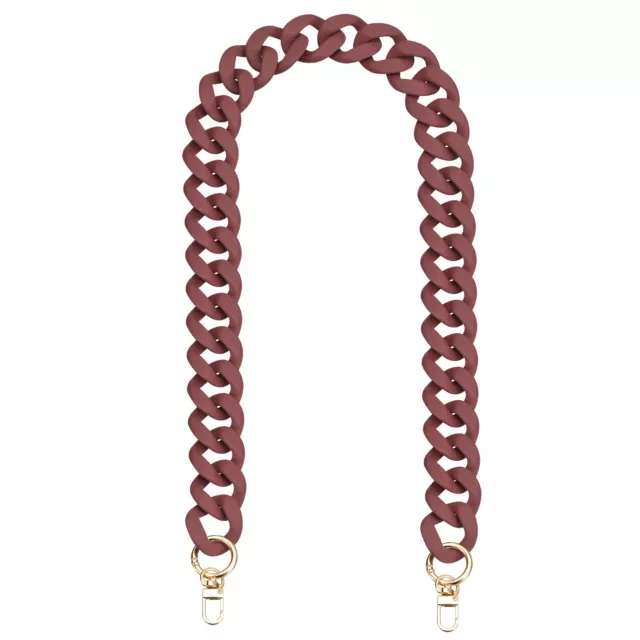 33.5" Acrylic Purse Chain Strap Handle for Shoulder Crossbody Bag Handbag Red
