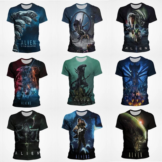 COSPLAY ALIENS XENOMORPH Monsters 3D T-shirts adultes enfants sport ...