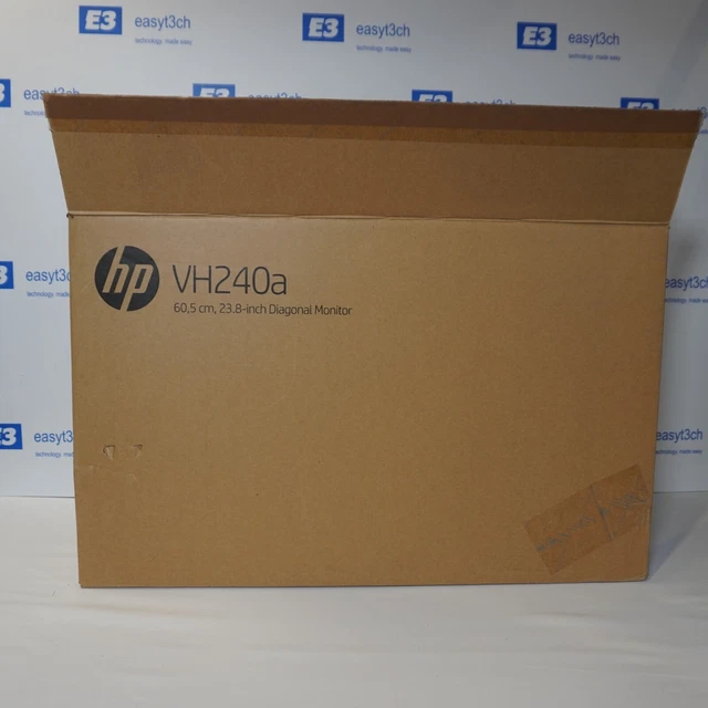 Neu HP VH240a 23,8" Desktop PC Monitor FHD IPS LED + eingebaute Lautsprecher HDMI, VGA 2
