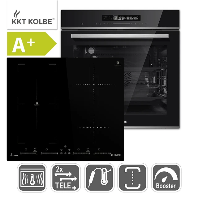 Cuisinière: 60cm Four encastrable EB8017ED + 59cm Plaque Induction IND5901FZ
