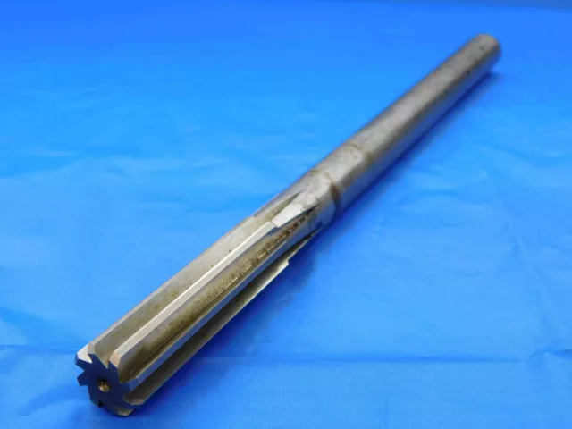 0.6299 O.D. HSS CHUCKING REAMER 8 FLUTE .6299 5/8 .6250 +.0049 OVERSIZE 16 mm