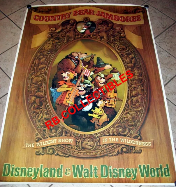 Country Bear Jamboree-Original Disneyland/Walt Disney World - Large Poster - WDP
