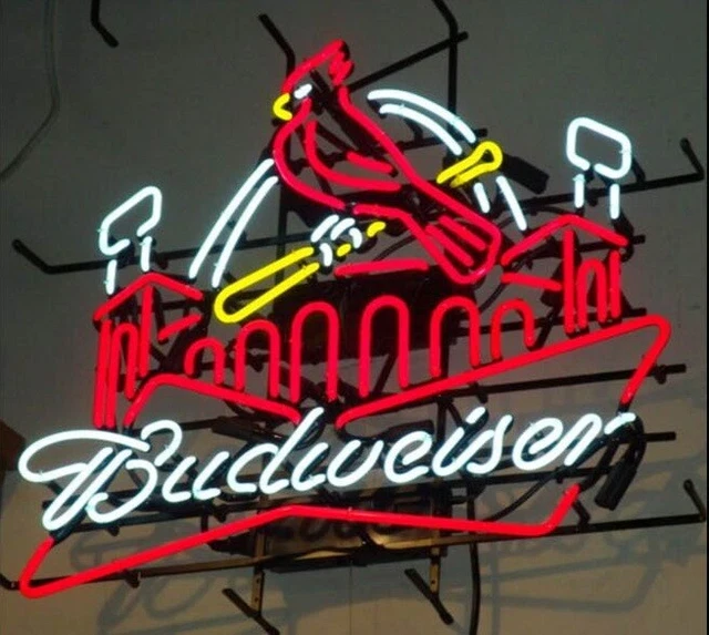 New Saint St Louis Cardinals Stadium Neon Light Sign 24"x20" Beer Bar Man Cave