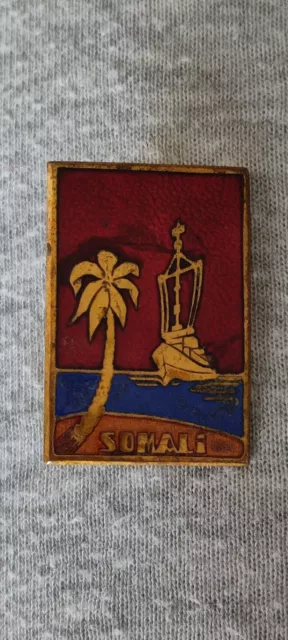 Marine nationale : FFL - insigne du navire " Le Somali " 2eme guerre mondiale