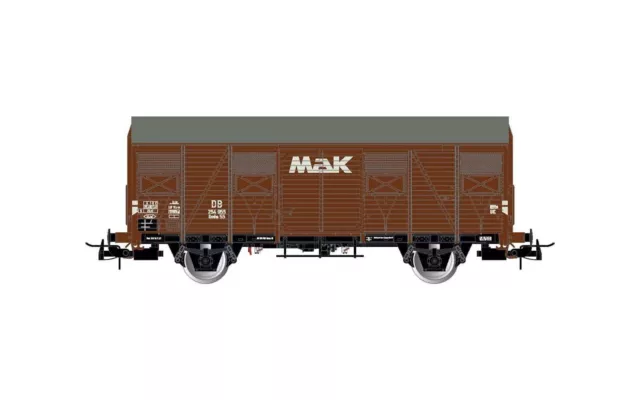Rivarossi Railway - Rolling Stock HR6480 DB, 2-axle Covered Wagon Type Gs, MAK,