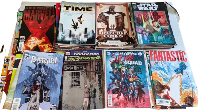 MEGA-PAKET MIT 100 x U.S MARVEL, DC UND UNABHÄNGIGEN COMICS.  GEWINNPOTENZIAL. 2