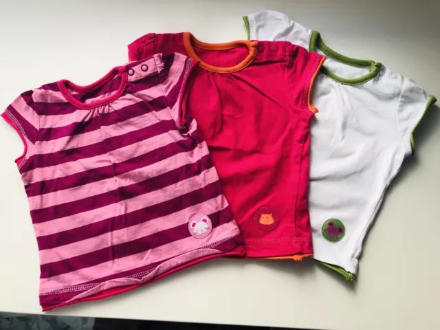 Mothercare baby girl bundle x3 tops/T-shirts age 6-9 months