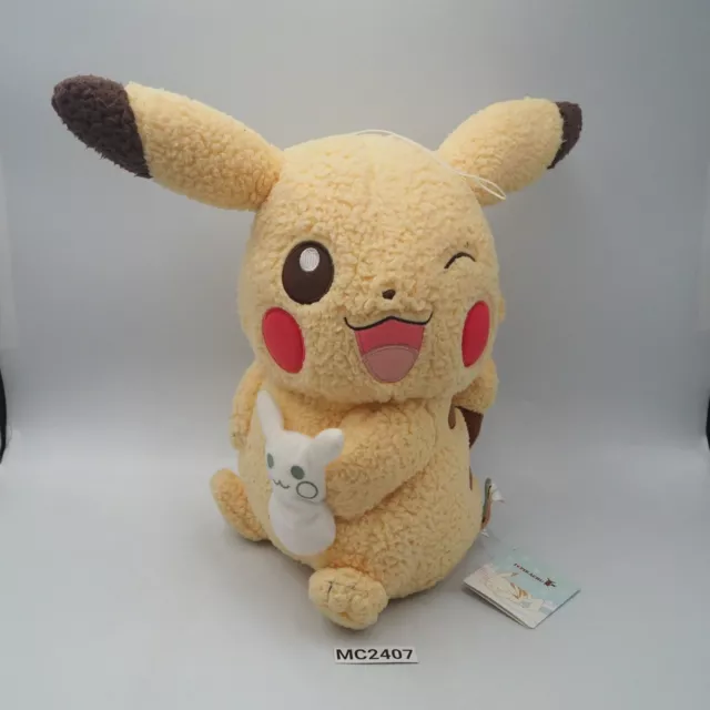 Pikachu MC2407 Pokemon Love Banpresto Prize 2012 12" Plush TAG Toy Doll Japan