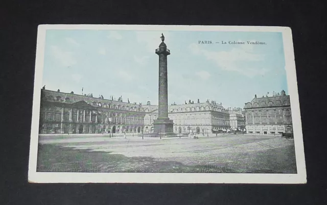 Cpa 1910 Carte Postale France Paris La Colonne Vendome