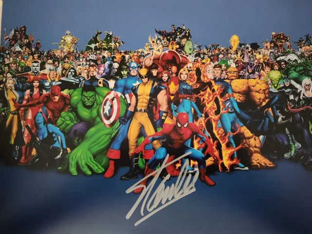 Beautiful! Stan Lee Signed 11x14 With Certification