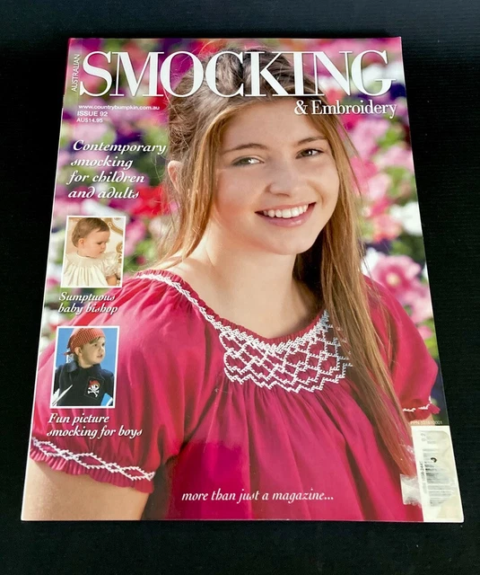 NEW Australian Smocking and Embroidery Magazine 2010 Issue 92 w/ Patterns