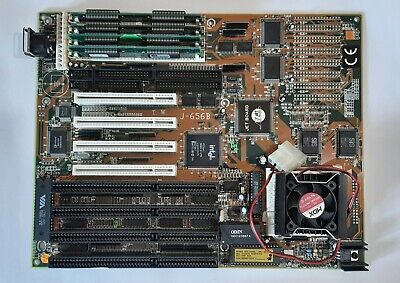 Jetway J-656B Sockel 7 ISA Mainboard + Intel Pentium 133MHz + 32MB EDO RAM