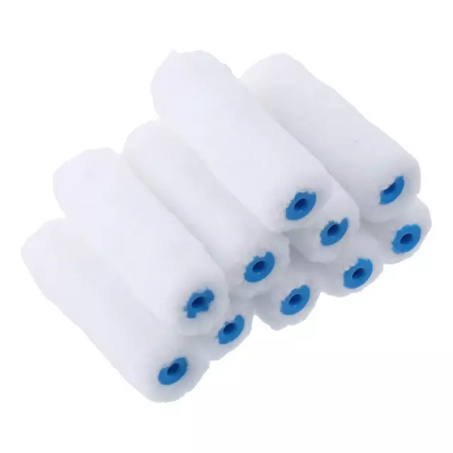 10Pcs 4 Inch Foam Paint Roller Small Mini Rollers Paint Roller Covers  Doors