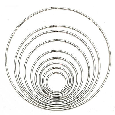 Anillo de metal atrapasueños atrapasueños aro artesanal macramé hágalo usted mismo accesorio 35-160 mm