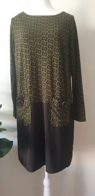 leona edmiston  Fox  Green Dress Size 14