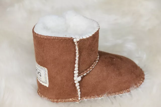 Baby Ugg Boots Colour Chestnut Size Large (L)