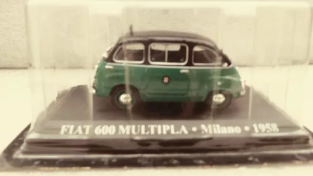 Uh Serie Presse Fiat Multipla Taxi De Milan 1958 Neuf + Blister Serti