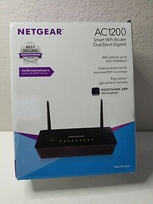 NETGEAR AC1200 Smart Wi-Fi Router with External Antennas (R6220-100NAS)