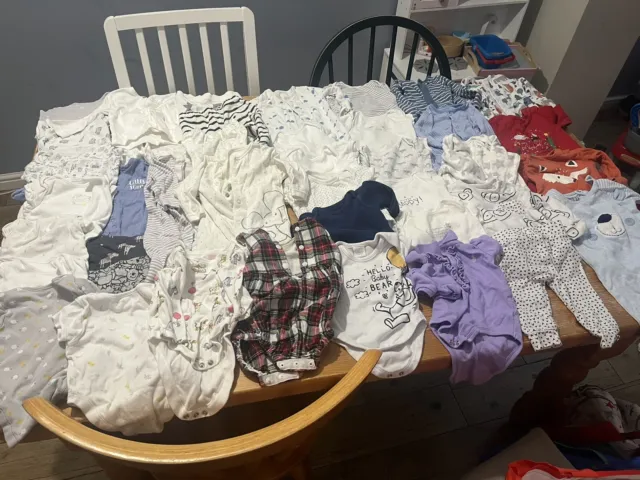 *67 items* baby boys clothes 0-3 months bundle, inc. sleep bag