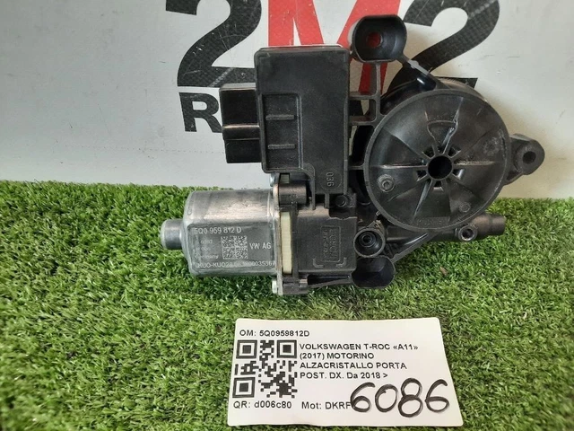 Moteur Lève-vitre Arrière Droit Volkswagen Touran II – Réf 5K0959704A – Occasion Bon état