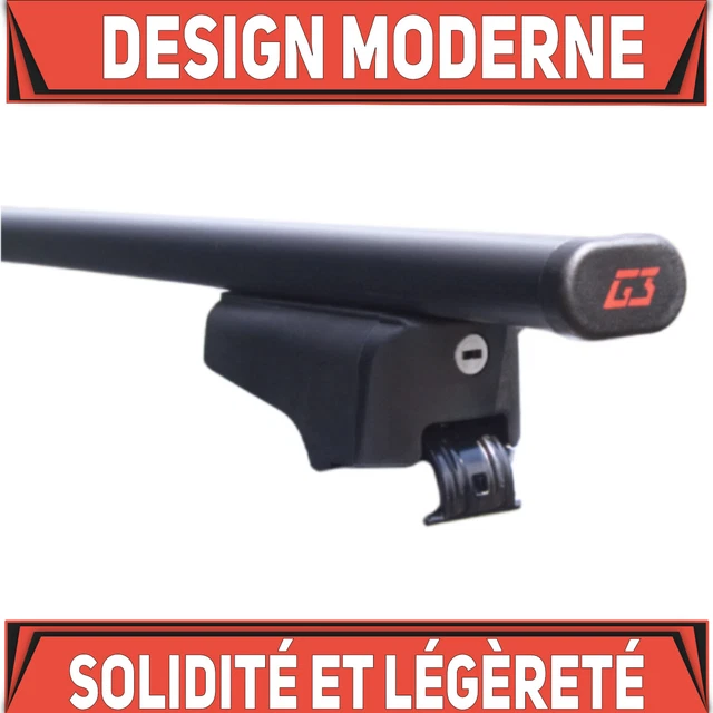 Compatible Avec Dacia Duster 2  HM  2018-2024 ACE-1 Barres De Toit Railing Porte Bagages De Voiture Noir Aluminium 3 Barres 2