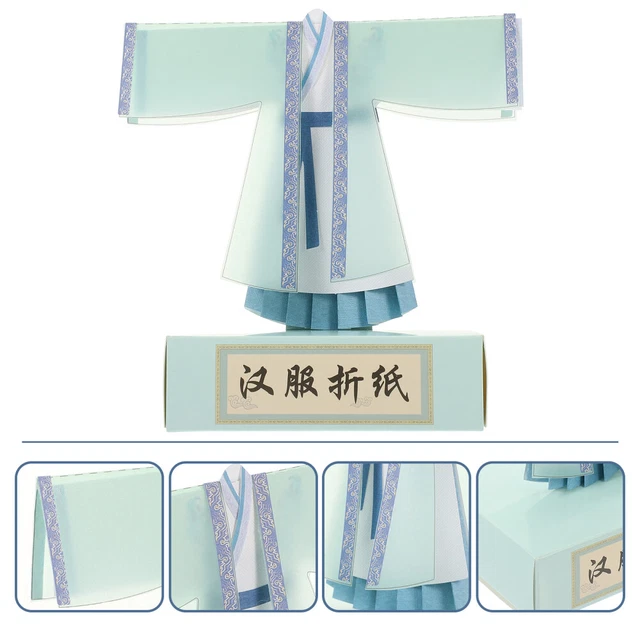 DIY Origami Papierspielung traditionelle chinesische Kleidung Origami Papier